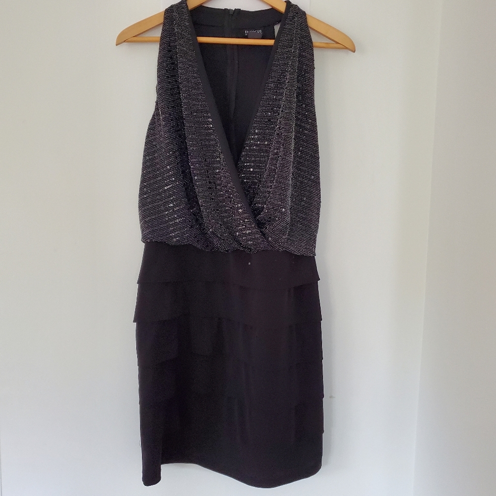 Elegant Black Sleeveless Dress